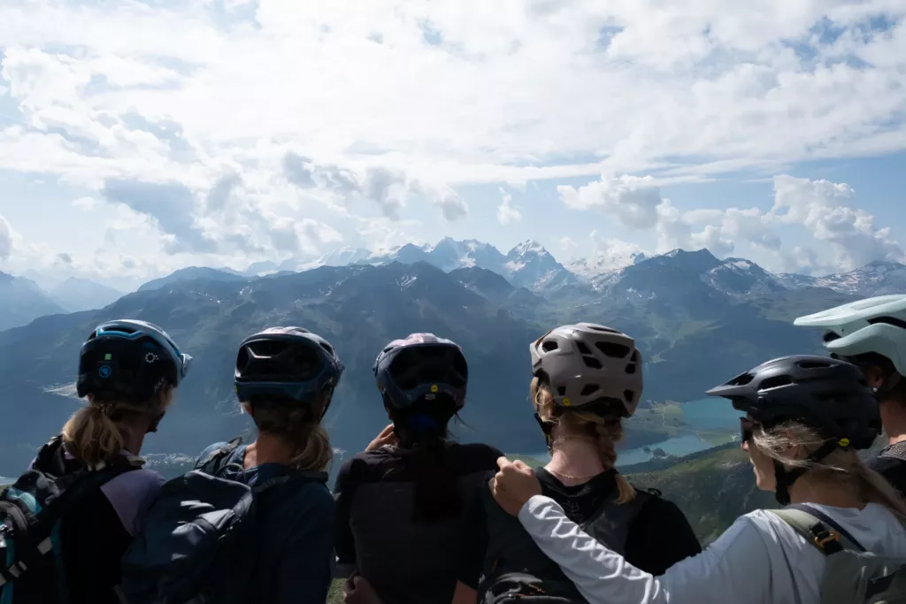 las ciclistas - Bikelady Camp Engadin